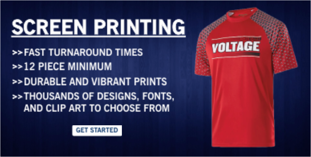 Uniform Screen Printing at Performance Team Sports